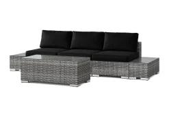Bahamas utesofa 3-seters med bord
