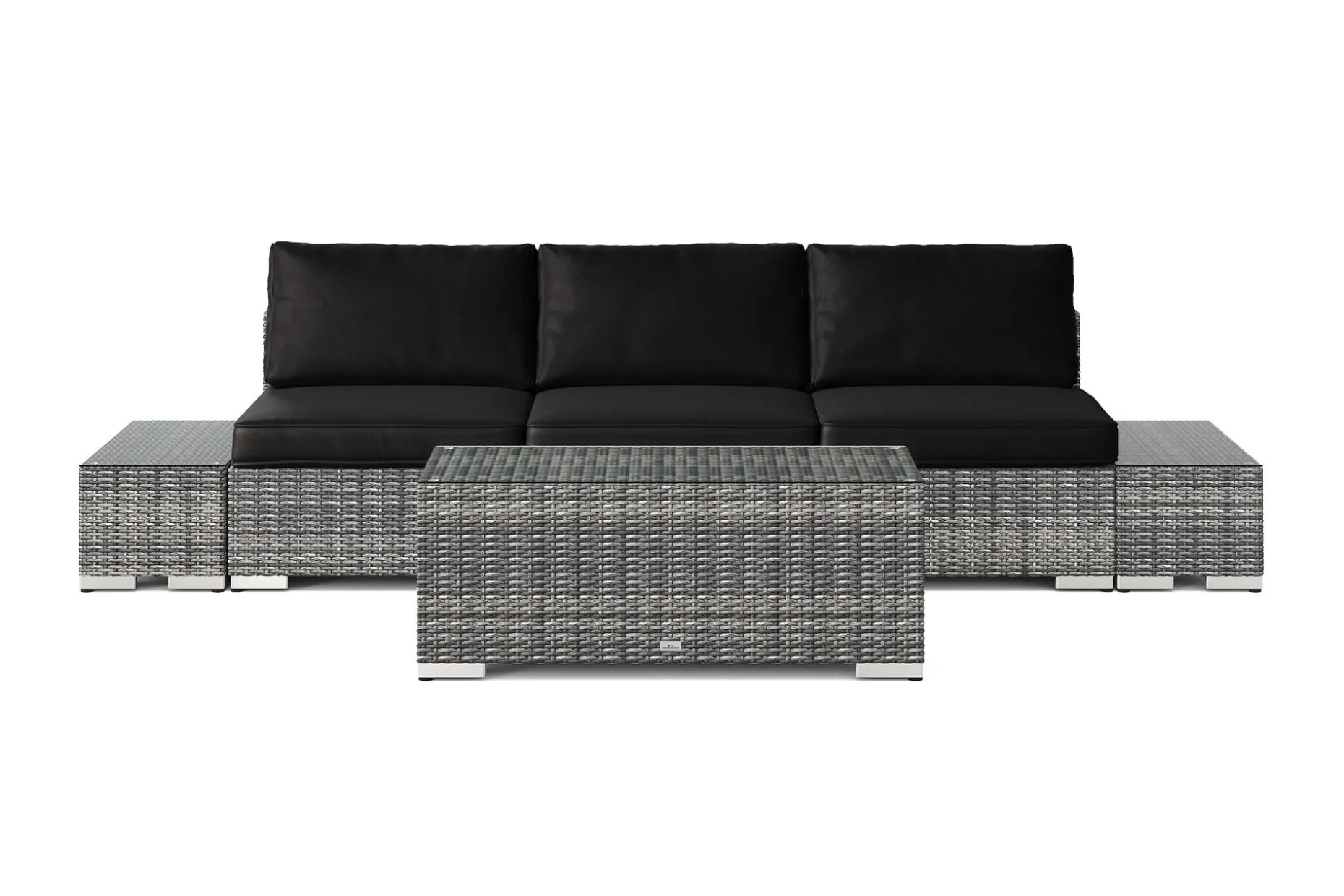 Bahamas utesofa 3-seters med bord