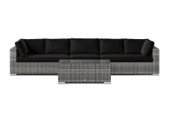 Bahamas utesofa 5-seters med bord