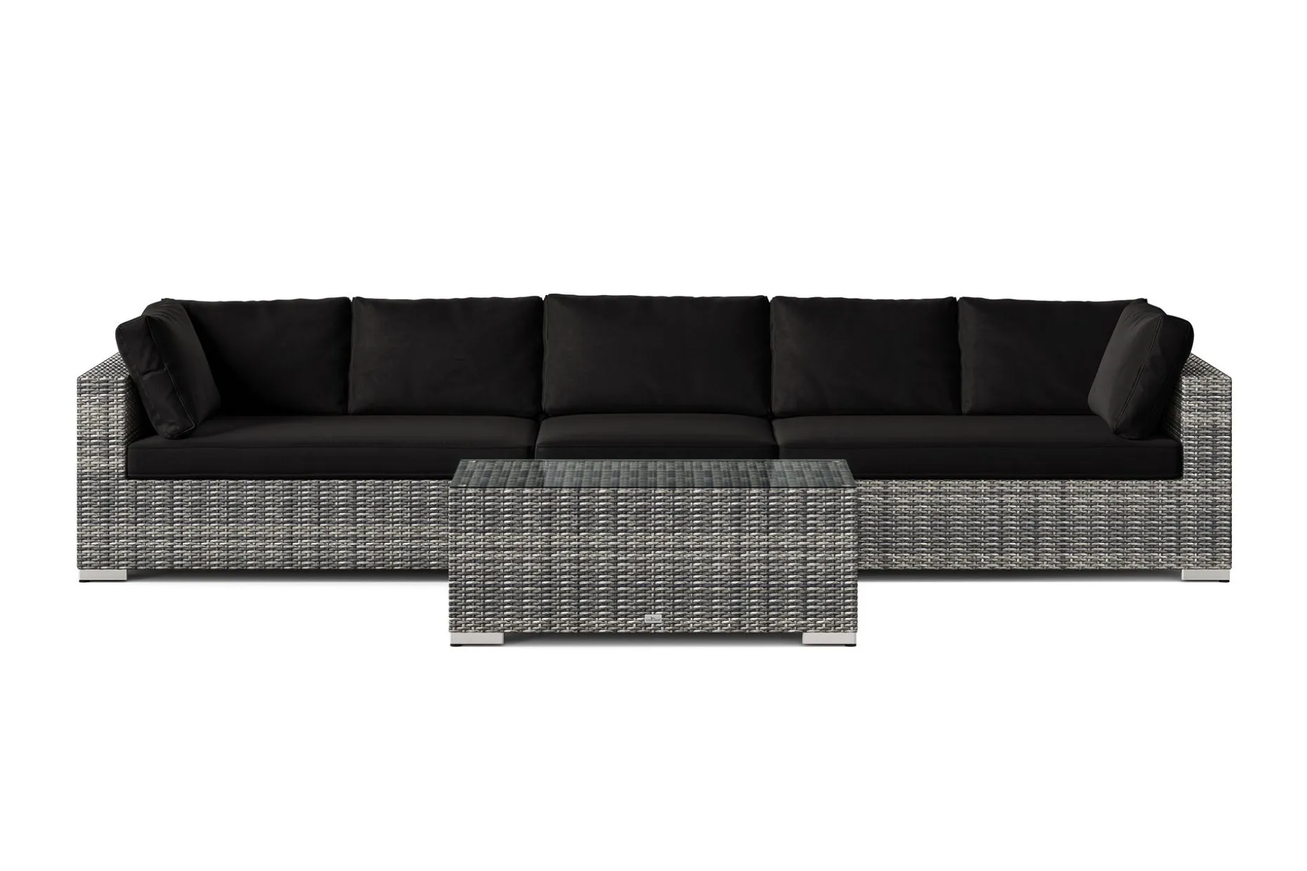 Bahamas utesofa 5-seters med bord