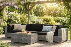 Bahamas utesofa 5-seters med bord