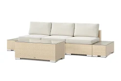 Bahamas utesofa 3-seters med bord