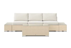 Bahamas utesofa 3-seters med bord