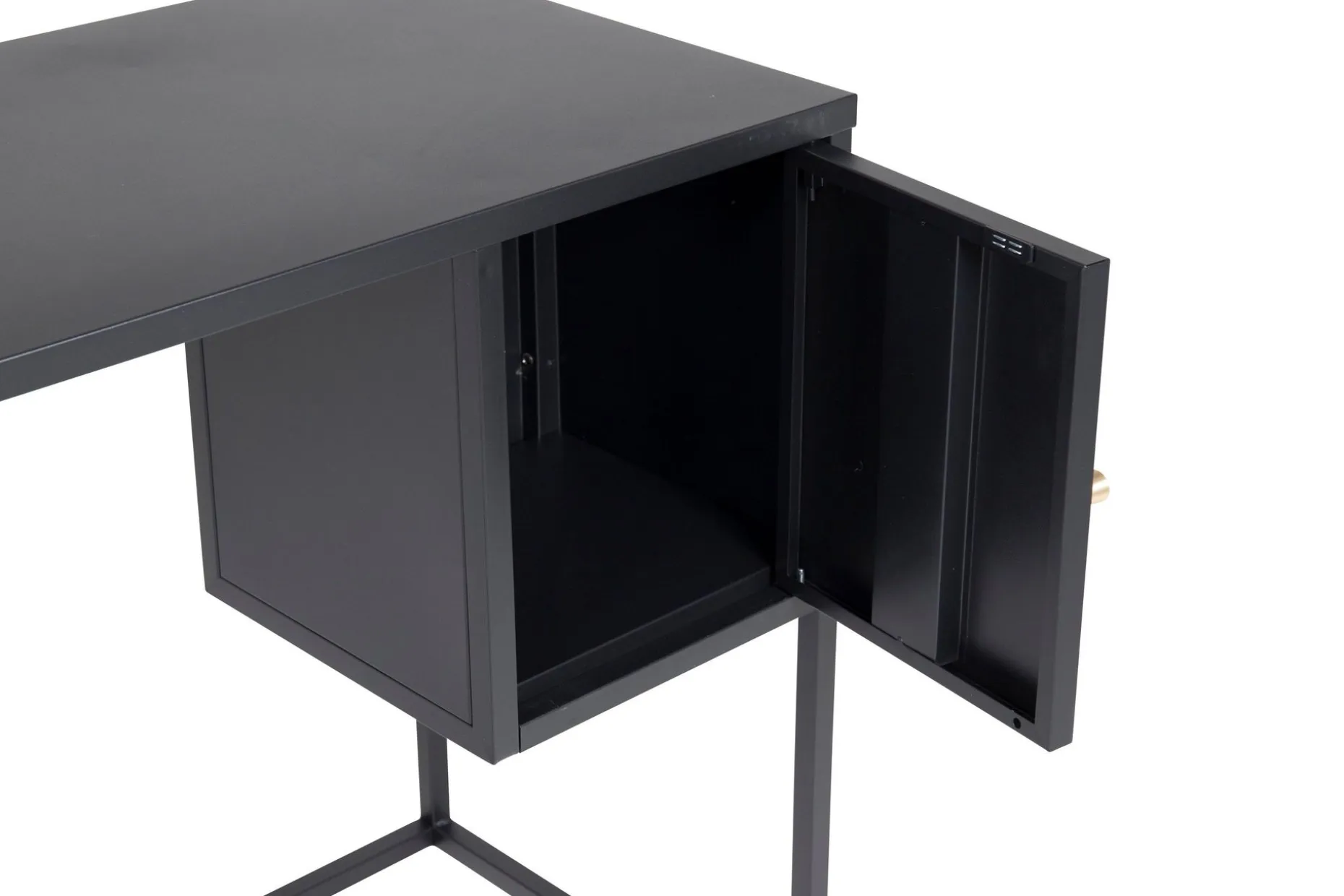 Bakal Skrivebord 95 cm med Oppbevaring Skap
