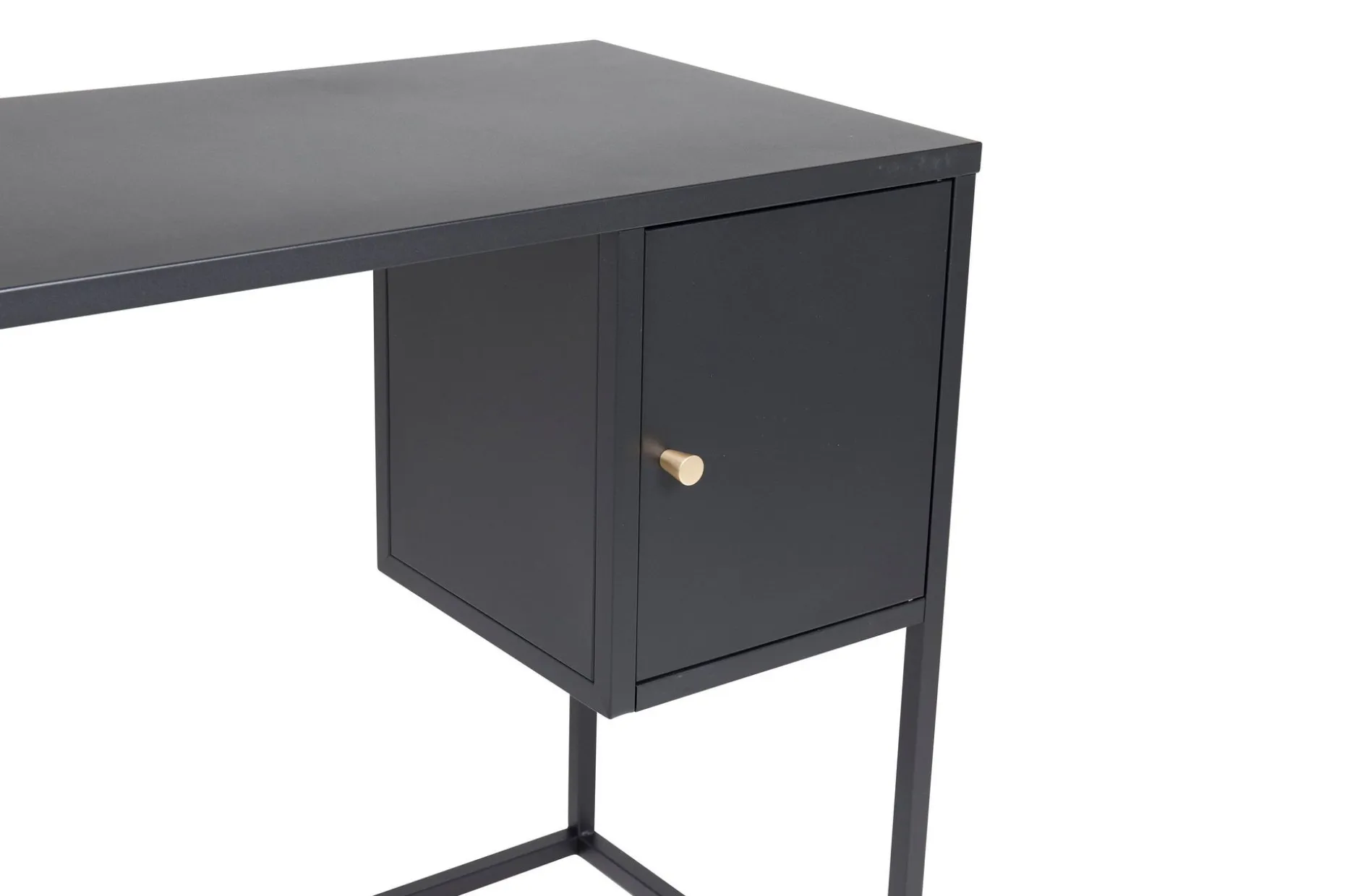 Bakal Skrivebord 95 cm med Oppbevaring Skap