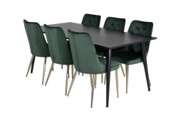 Balisa Spisegruppe 180 cm inkl. 6 Valerie Lyx Stoler