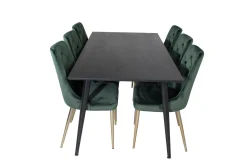 Balisa Spisegruppe 180 cm inkl. 6 Valerie Lyx Stoler