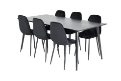 Balisa Spisegruppe 180 cm inkl. 6 Ypas Stoler