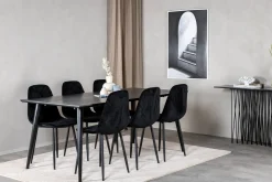 Balisa Spisegruppe 180 cm inkl. 6 Ypas Stoler