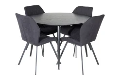 Balisa Spisegruppe 115 cm Rund inkl. 4 Sumoas Stoler