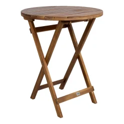 Balkongsett HOME4YOU Gwen bord D60 cm og 2 stoler