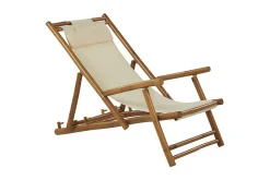 Balkongsett Hvit/ beige ATRANI / SPELLO