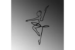 Ballerina 1 Veggdekor
