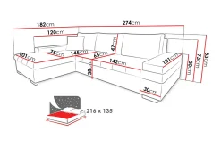 Bangkok Hjørnesofa Mini