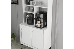 Bar Kaffeskap Hazim To Hvit / Svart