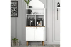 Bar Kaffeskap To Hvit / Eik