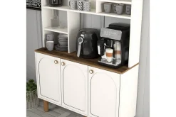 Bar Kaffeskap Tre Krem / Eik
