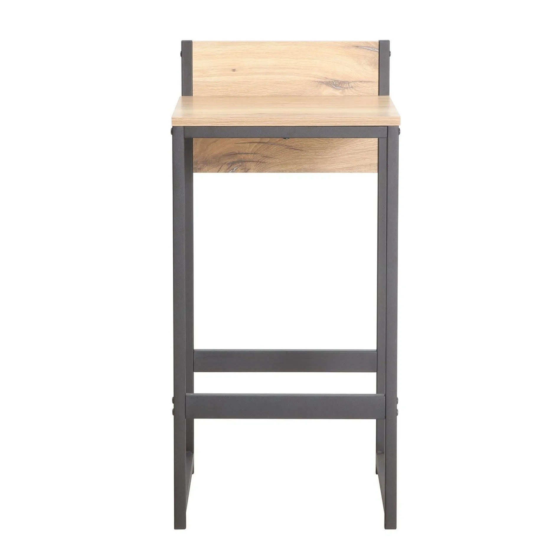 Barstol HOME4YOU Hannes 38x38x80 cm rustikk melamin