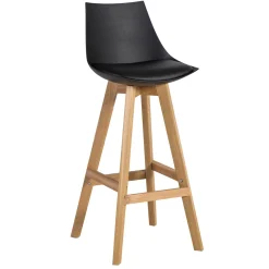 Barstol HOME4YOU Sonja 150x40xh74 cm, melamin med eikebark