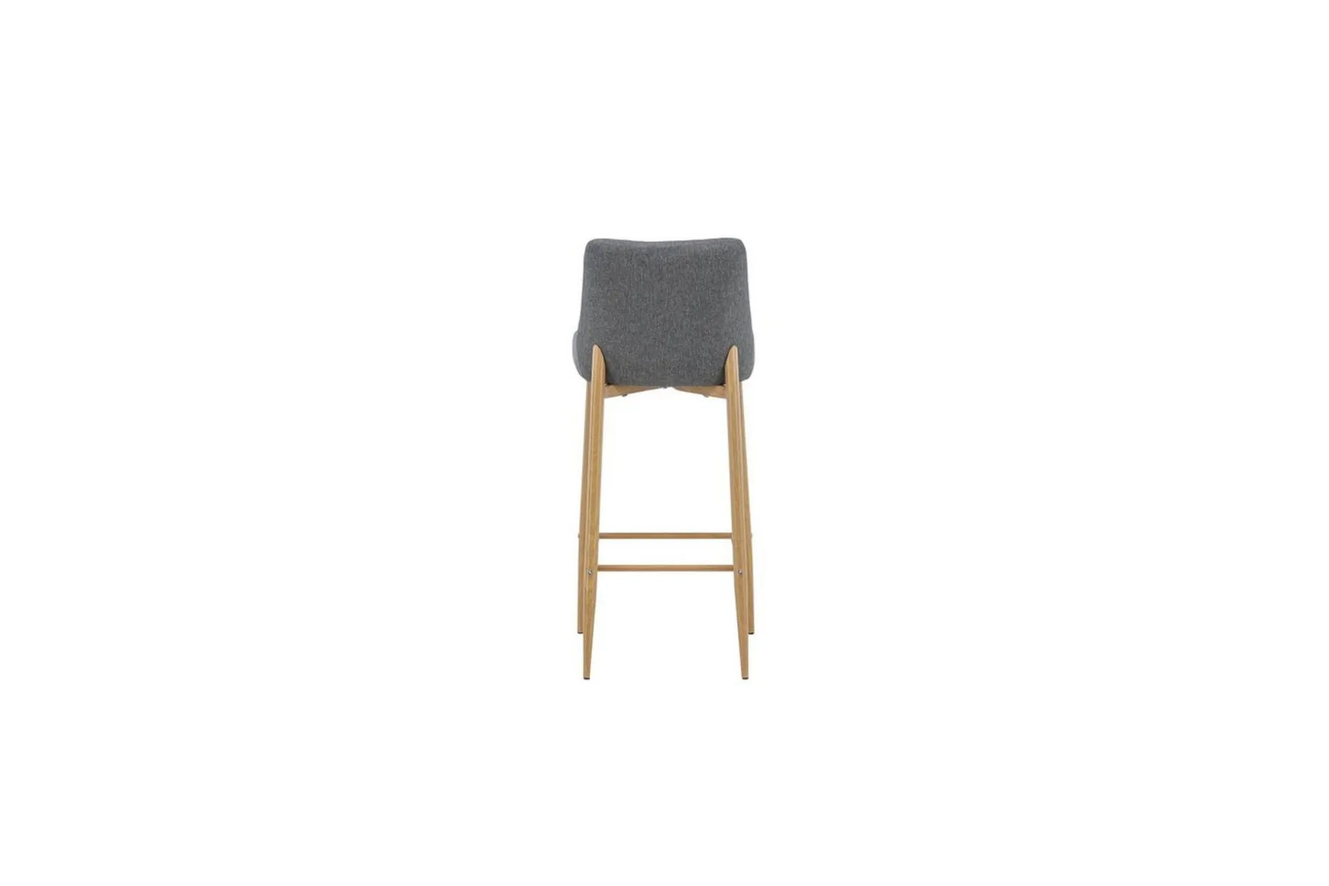 Barstol Plaza 2-pack Natur/Mørkgrå