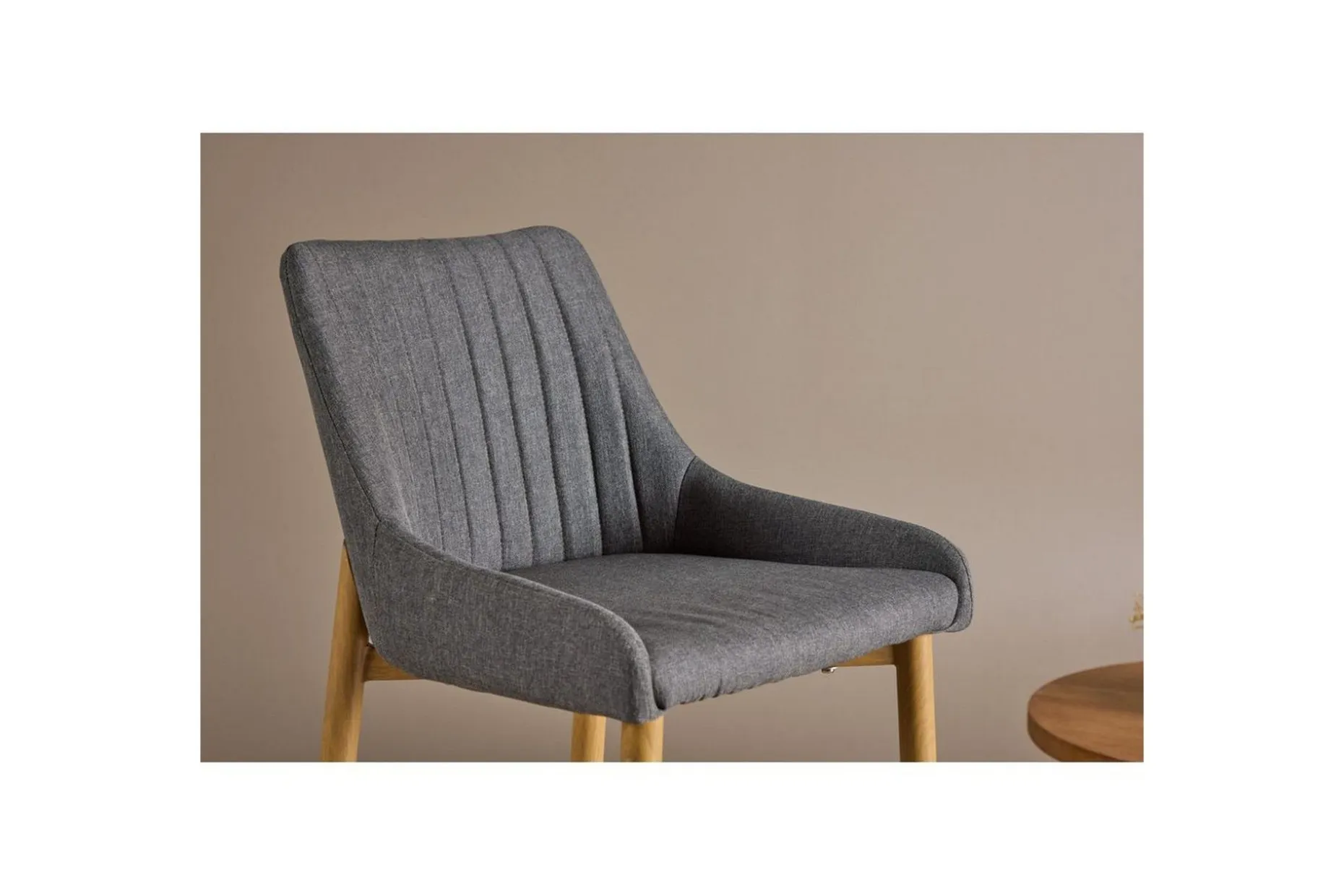 Barstol Plaza 2-pack Natur/Mørkgrå