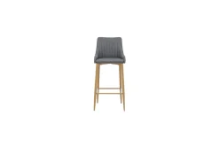 Barstol Plaza 2-pack Natur/Mørkgrå