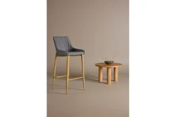 Barstol Plaza 2-pack Natur/Mørkgrå