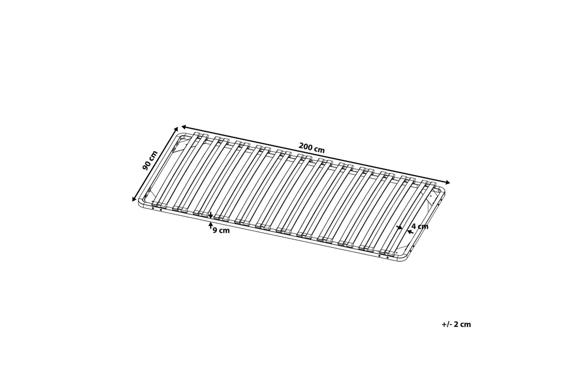 Basic Ribbebunn 90|200 Cm