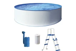 Basseng Stål Swim & Fun Kreta Rund Ø460 x 90 cm