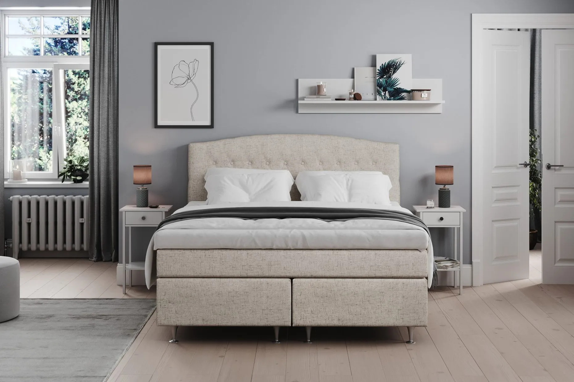 Belda Sengegavl 160 cm Buet