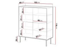 Belonger Kommode 102 cm