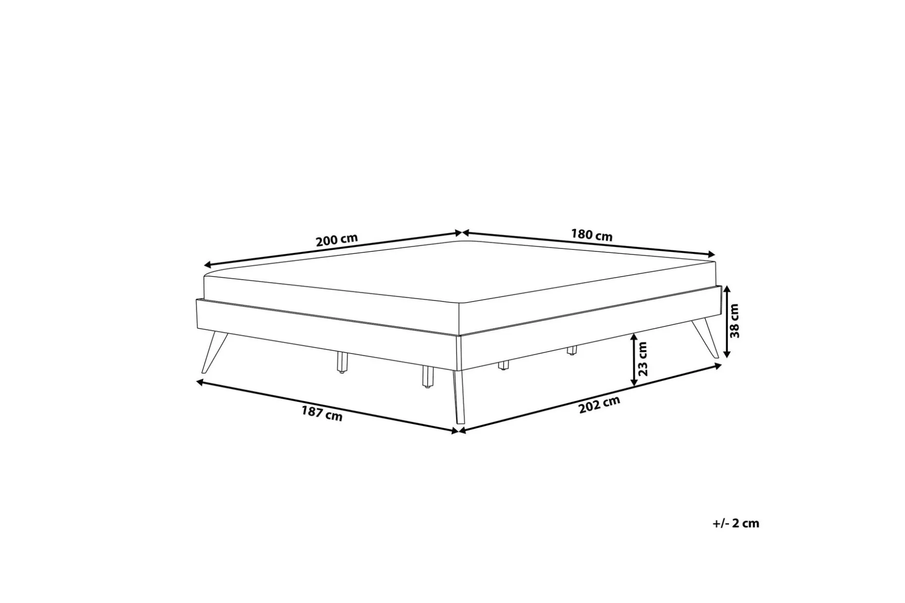 Berric Dobbeltseng 180|200 Cm