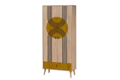 Bertoaria Garderobe 80x190 cm Brun