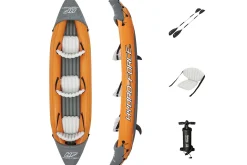 Bestway Cove Champion X3 Oppblåsbar kajakk 3 personer Oransj