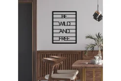 Be Wild And Free Veggdekor