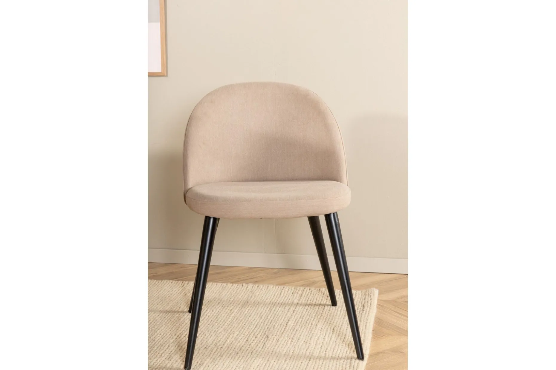 Biana Spisegruppe 200 cm Oval inkl. 4 Velvets Stoler
