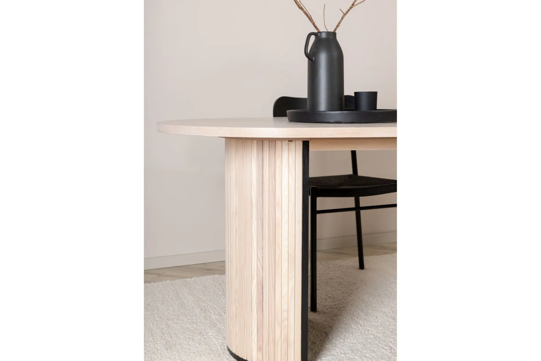 Bianca Spisebord 200 cm Ovalt