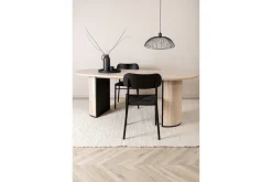 Bianca Spisebord 200 cm Ovalt