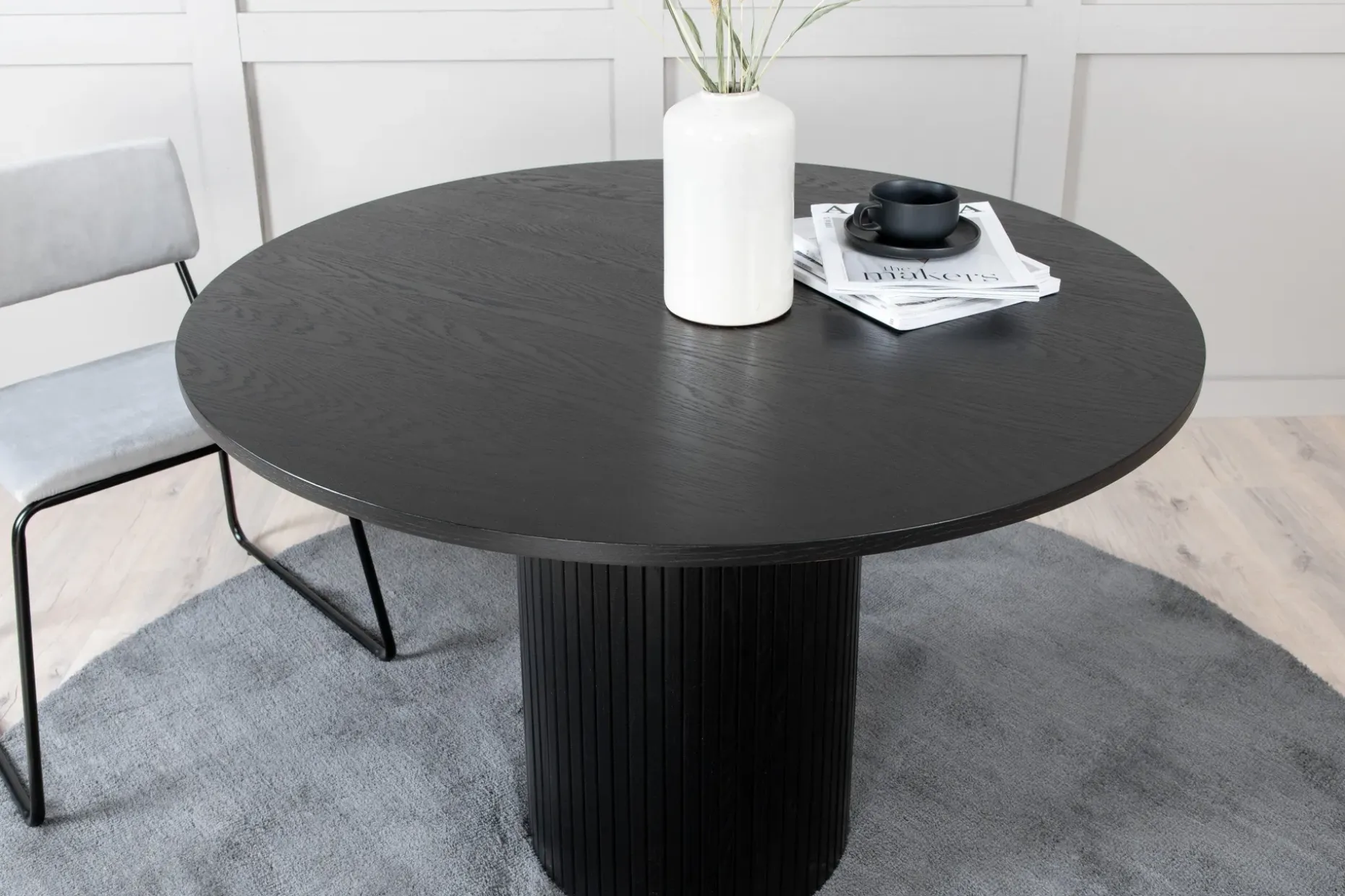 Bianca Spisebord 110 cm Rundt