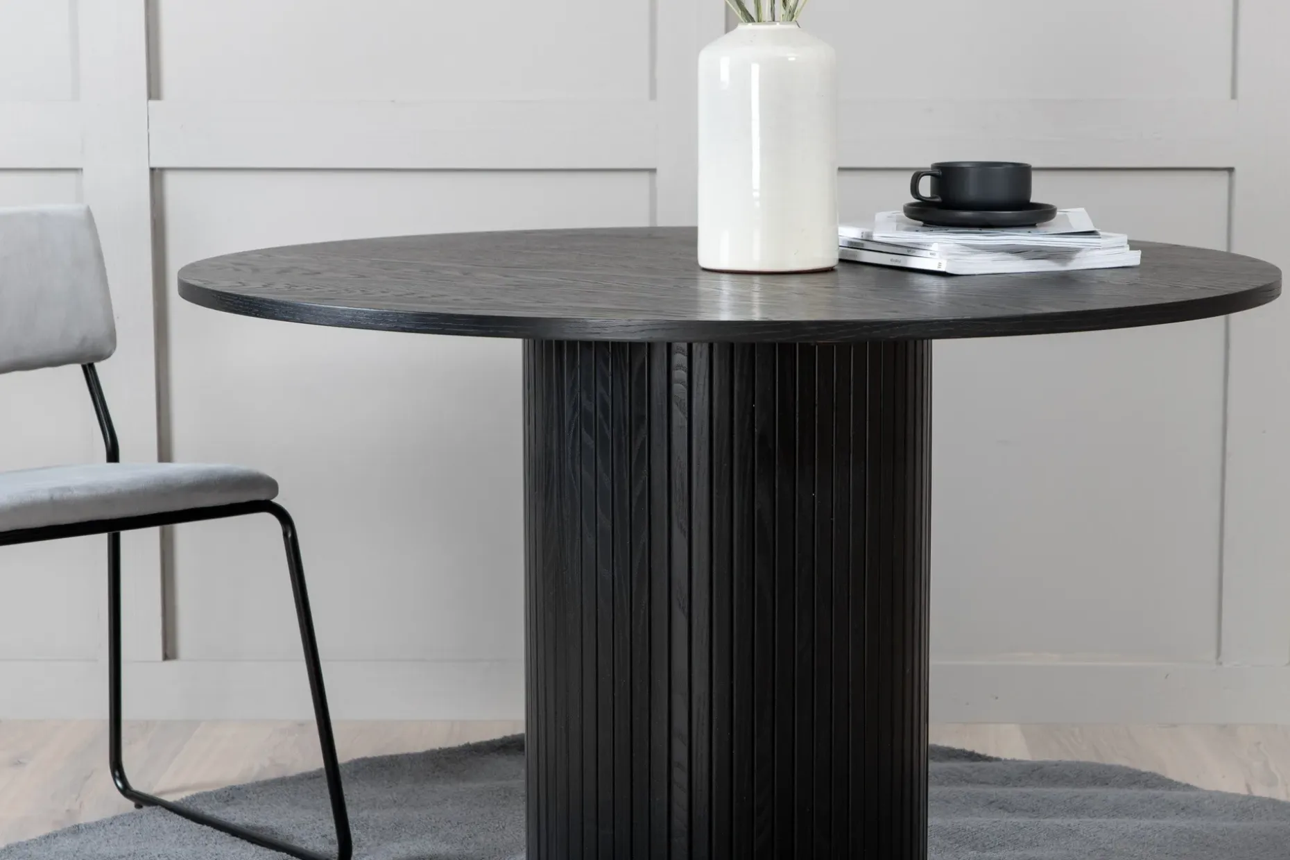 Bianca Spisebord 110 cm Rundt