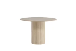 Bianca Spisebord 110 cm Rundt Beige