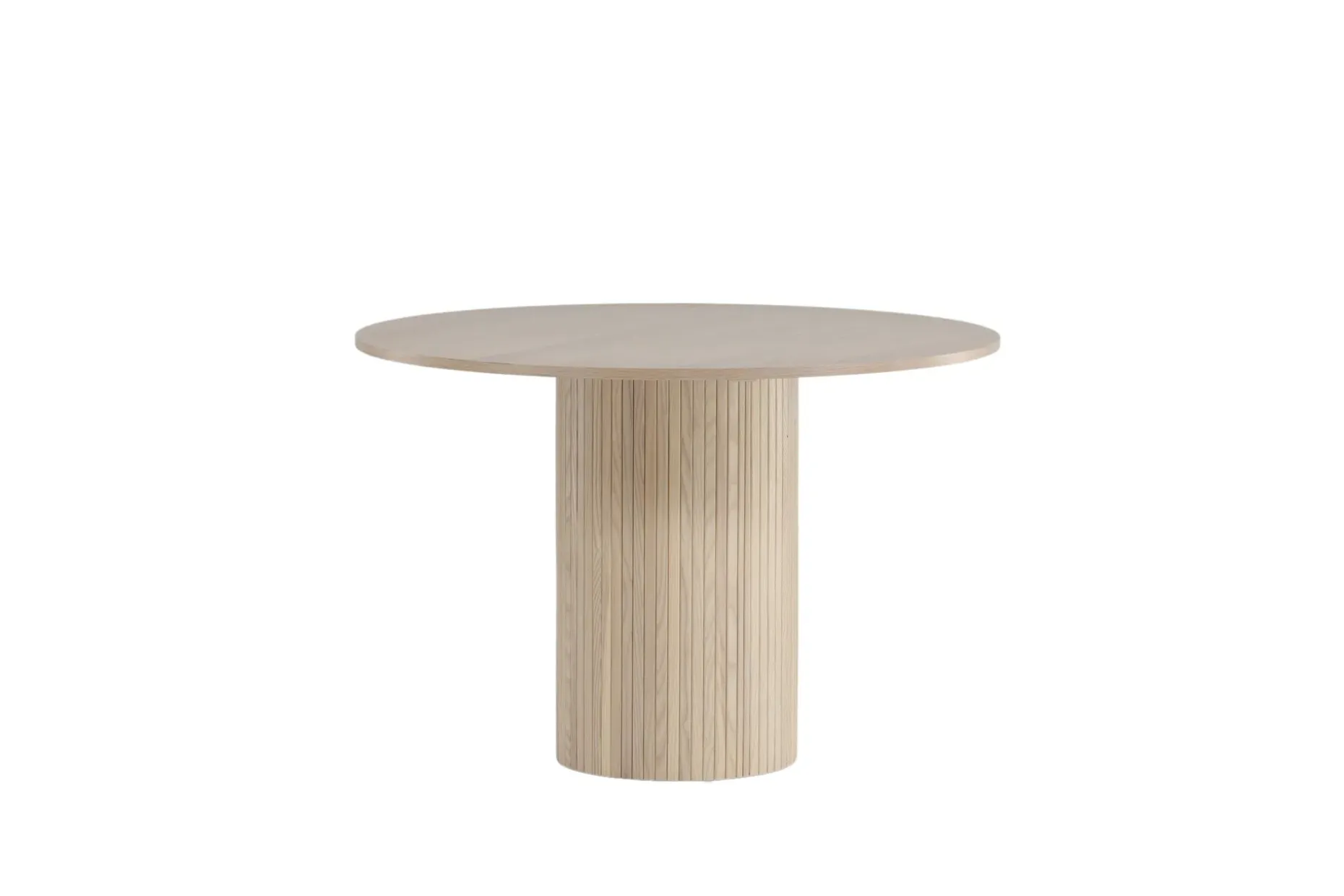 Bianca Spisebord 110 cm Rundt Beige