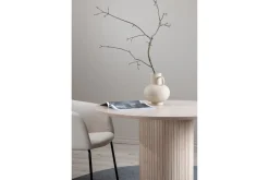 Bianca Spisebord 110 cm Rundt Beige