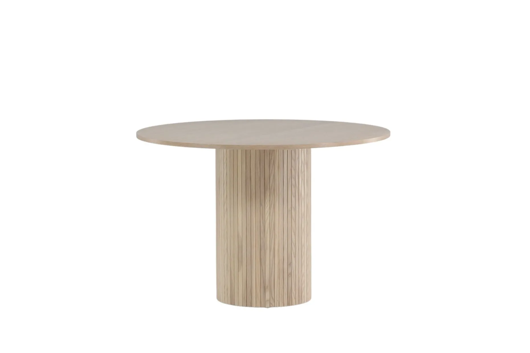 Bianca Spisebord 110 cm Rundt Beige