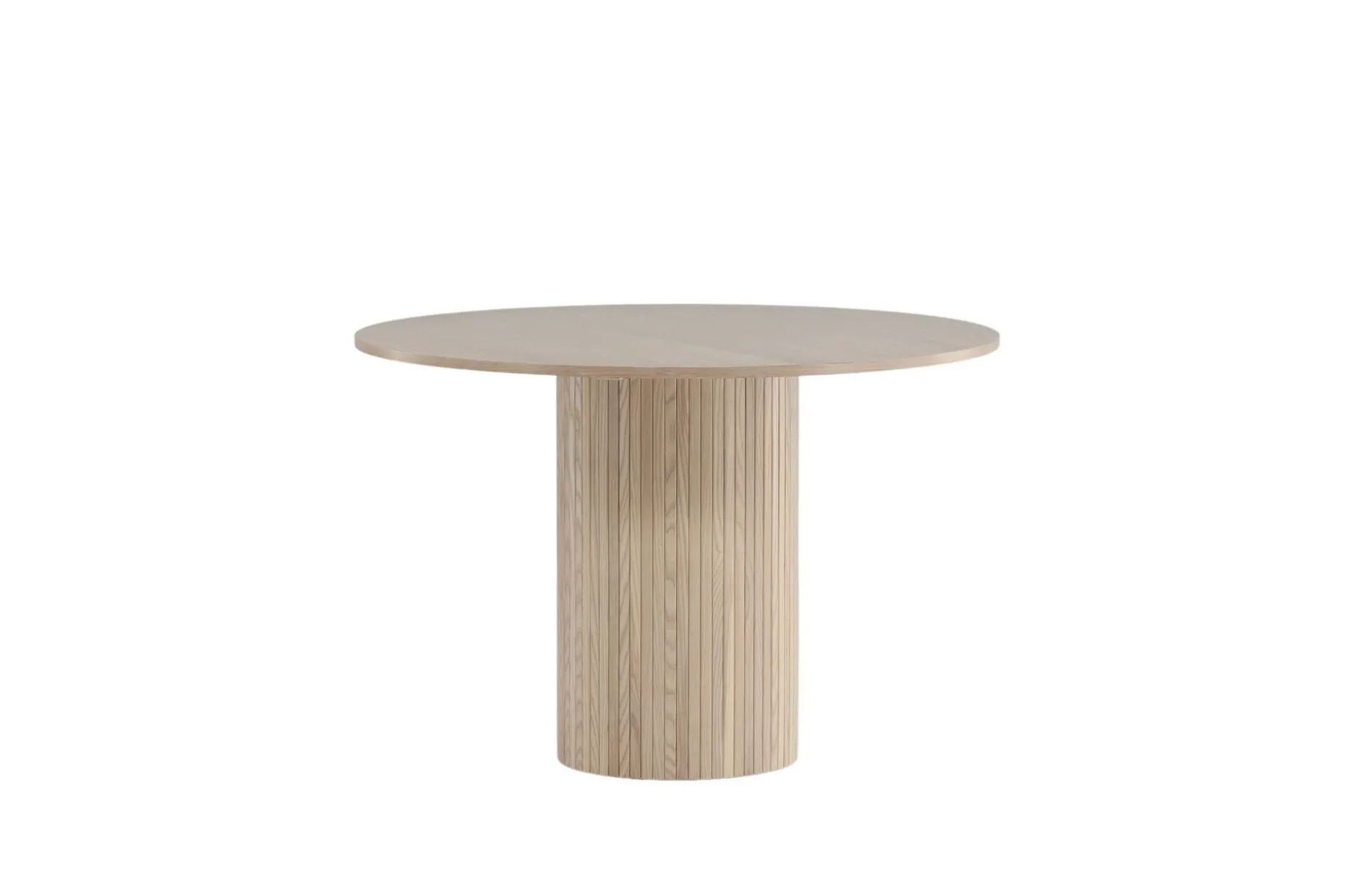 Bianca Spisebord 110 cm Rundt Beige
