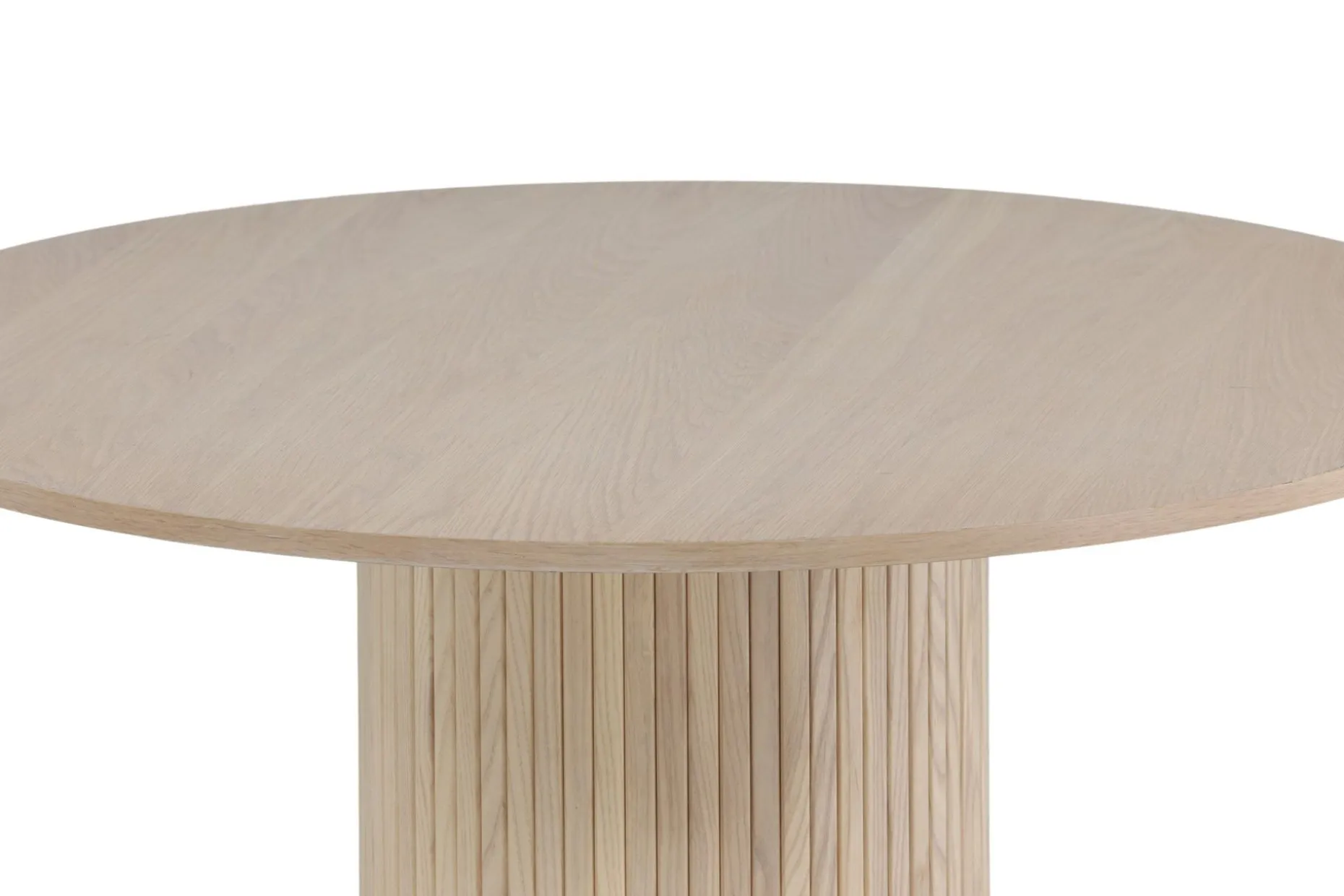 Bianca Spisebord 110 cm Rundt Beige
