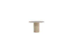 Bianca Spisebord 110 cm Rundt Beige