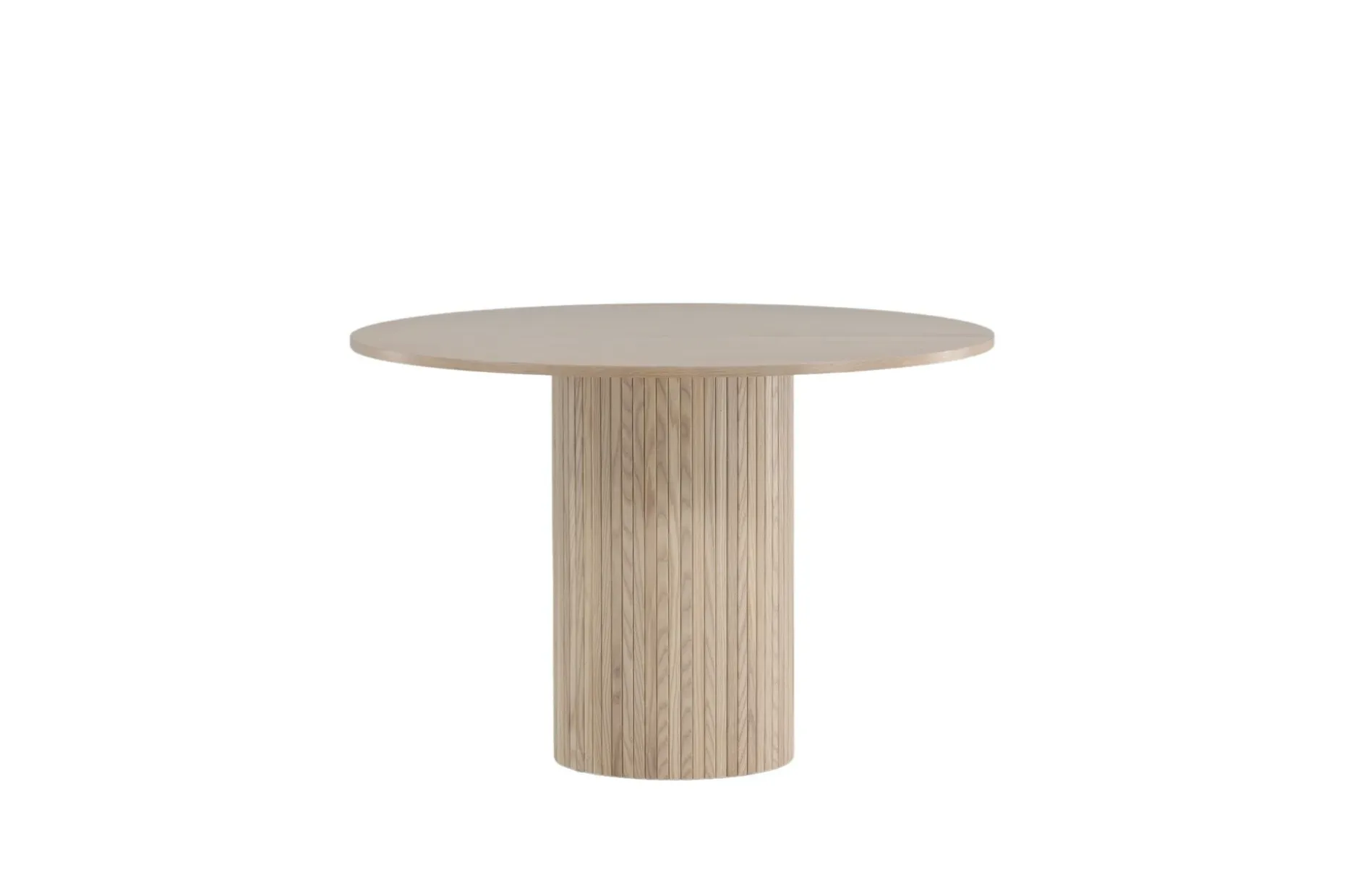 Bianca Spisebord 110 cm Rundt Beige