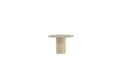 Bianca Spisebord 110 cm Rundt Beige