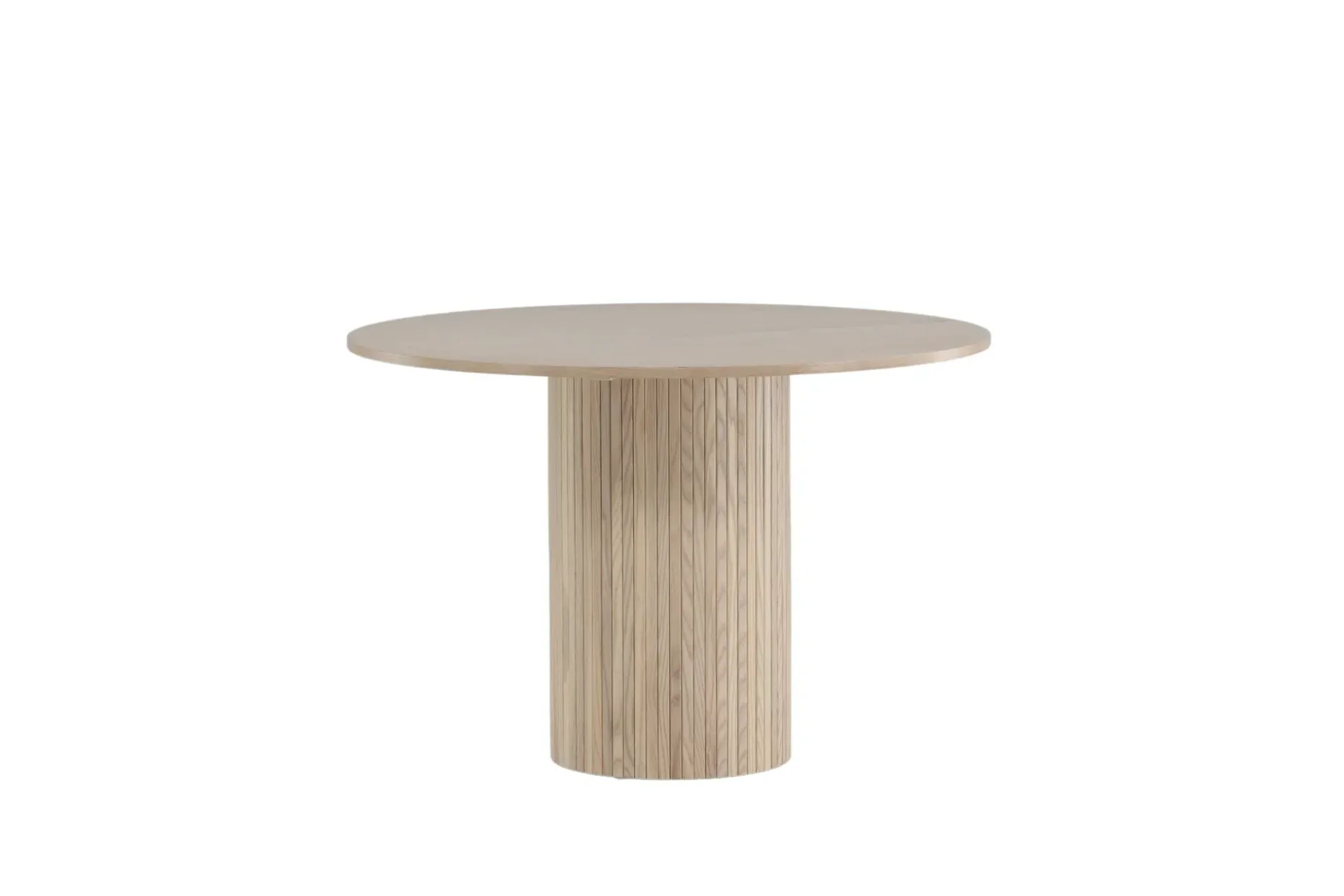Bianca Spisebord 110 cm Rundt Beige